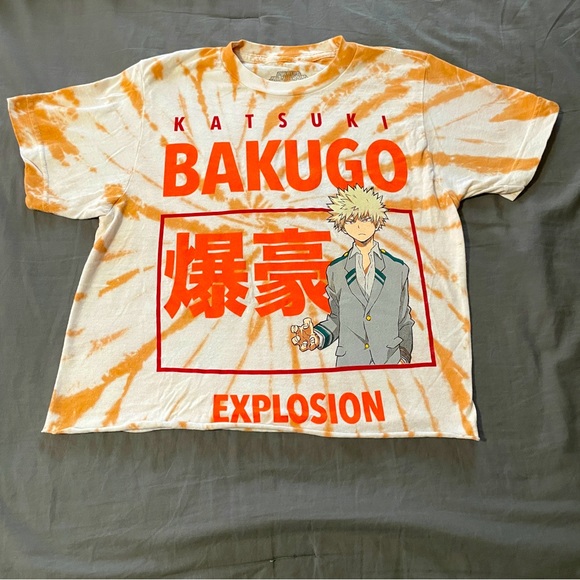 Hot Topic tie dye Bakugo t-shirt sz xs - Picture 1 of 6